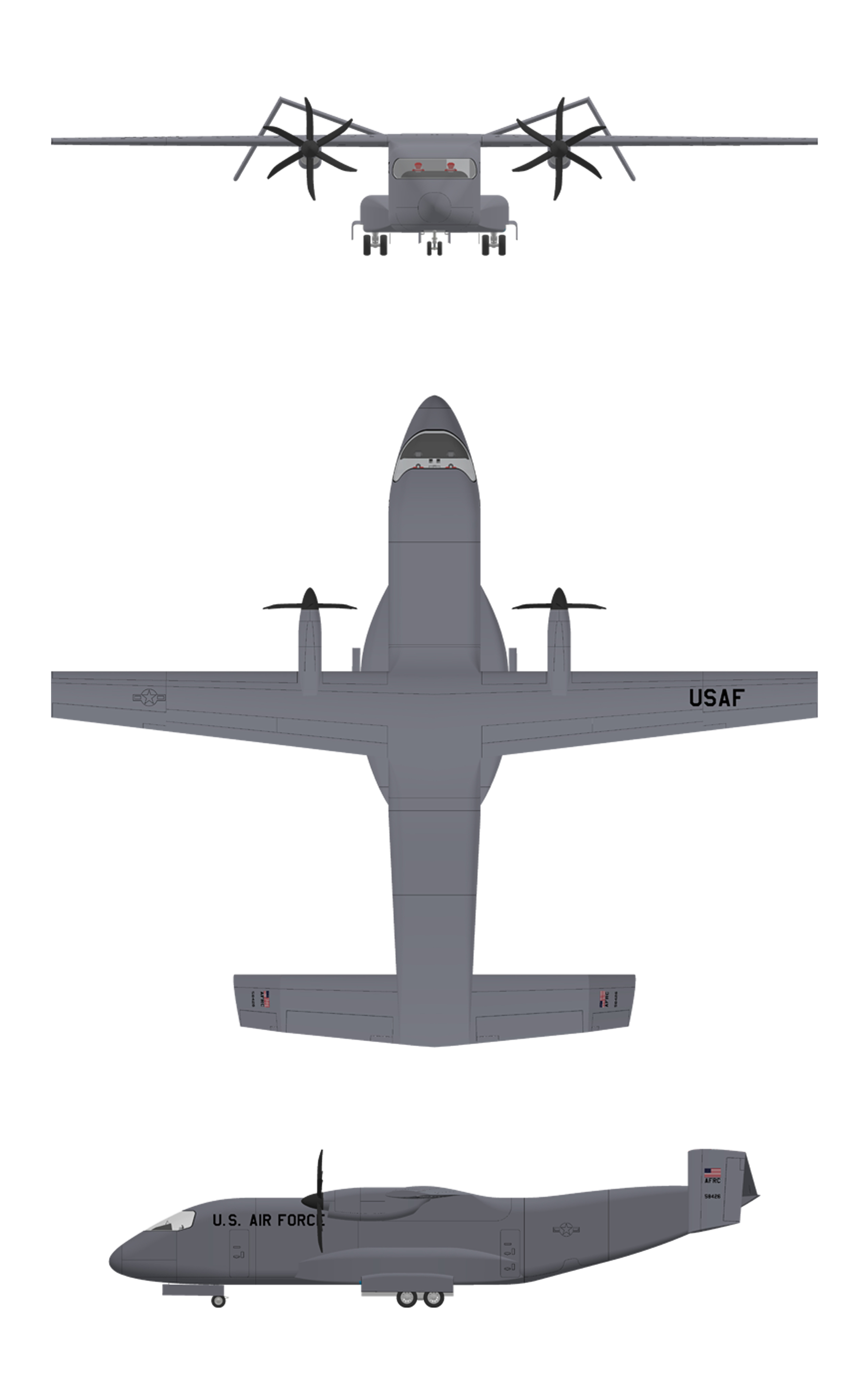 SM-100 General Arrangement USAF