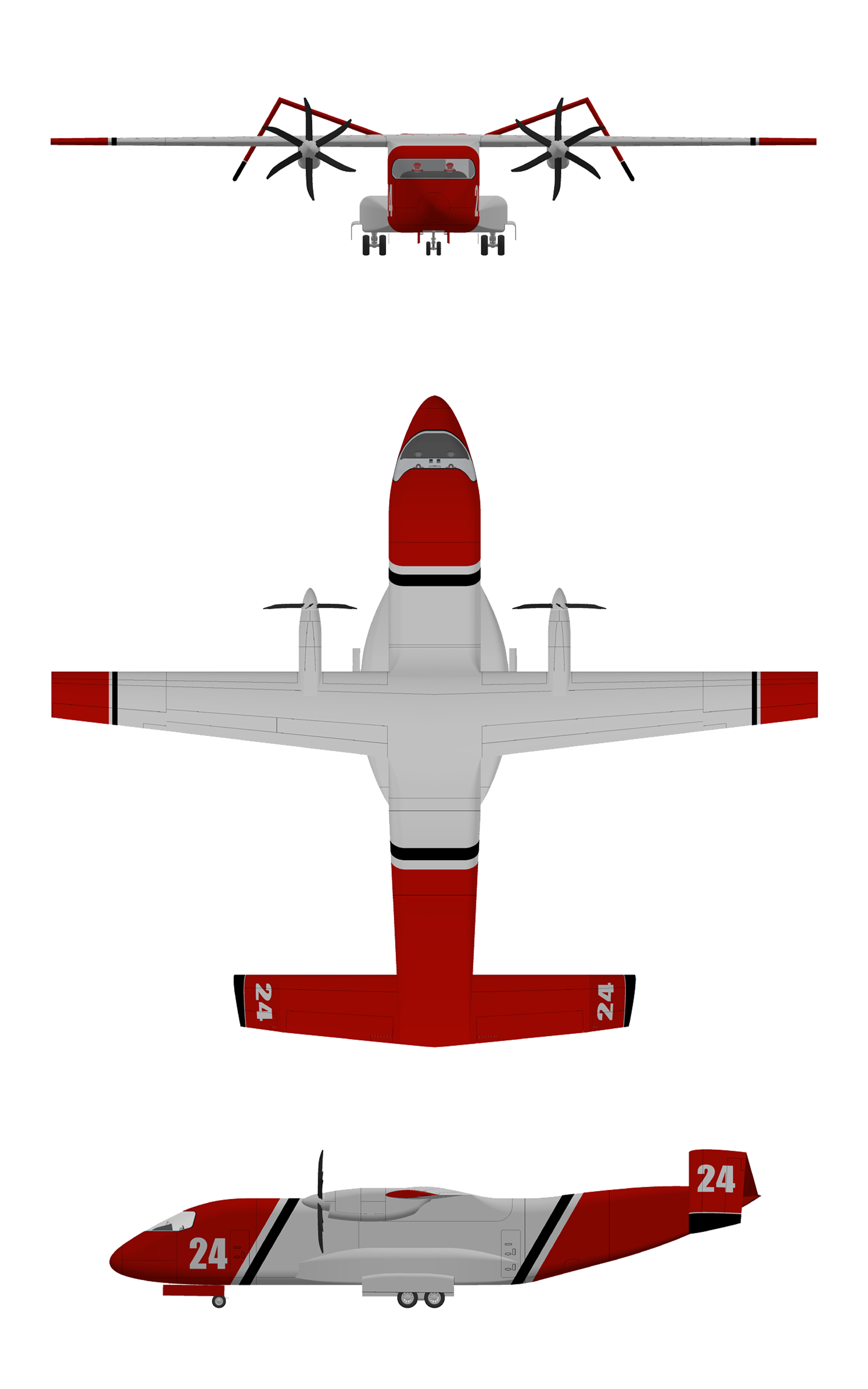SM-100AT General Arrangement Air Tanker
