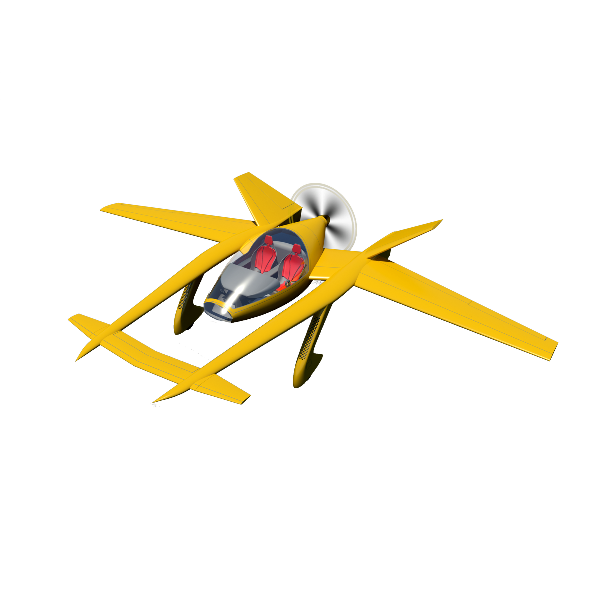 SM-150 Sportplane isometric drawing
