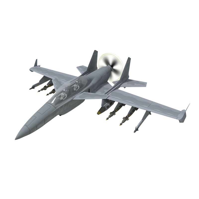 SM-27 Machete isometric drawing