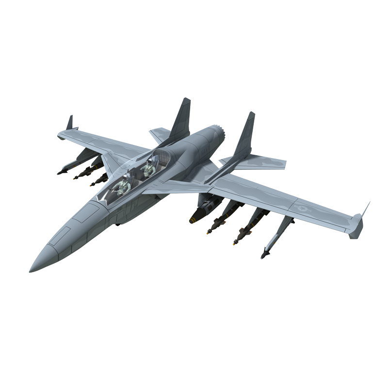 SM-28 Turbofan Machete isometric