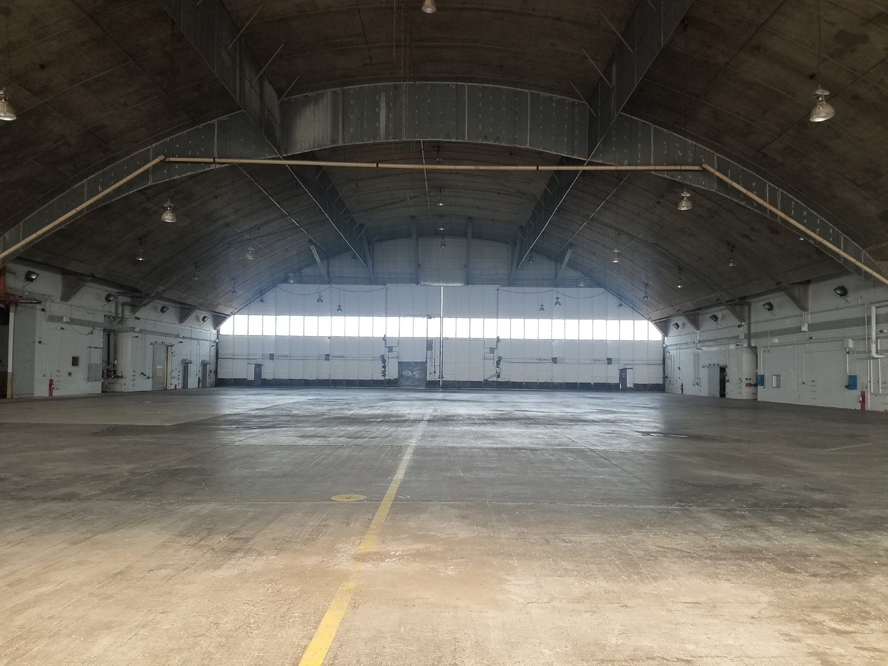 9400 Porter Road hangar interior