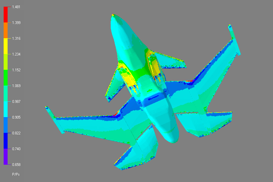 SM-47S tip rails 0.70 Mach sea-level CFD 035
